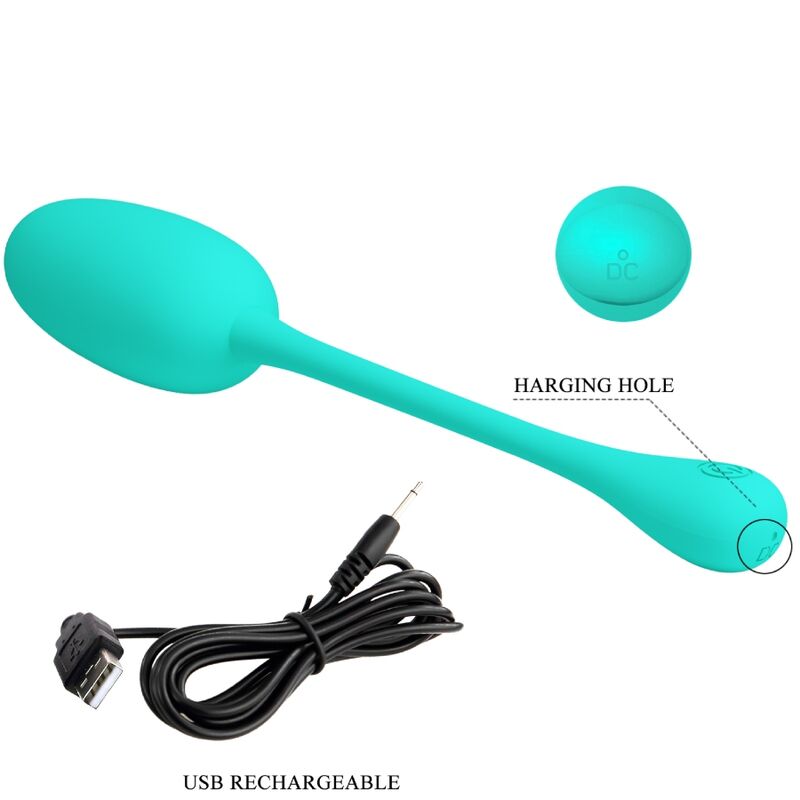 Knucker Rechargeable Vibrating Egg Water Green