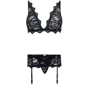 Belita lc 90231 subjectador + panty + leaguero negro s/m