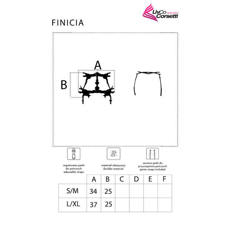 Finicia lc90724 liguero negro