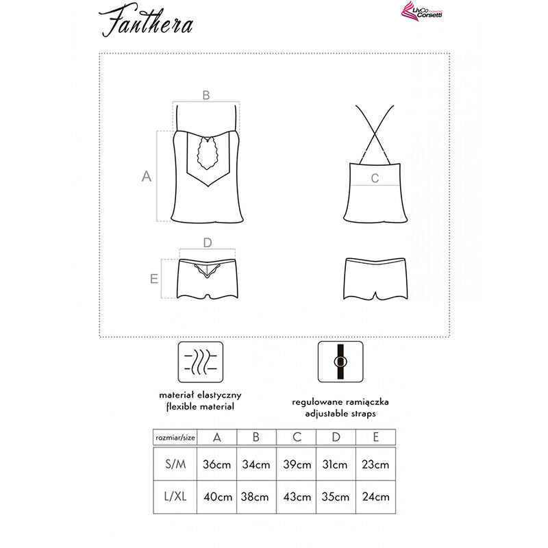 Fanthera lc 90561 camiseta + shorts azul