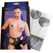 Cr 4662 silver &amp; black nipple covers
