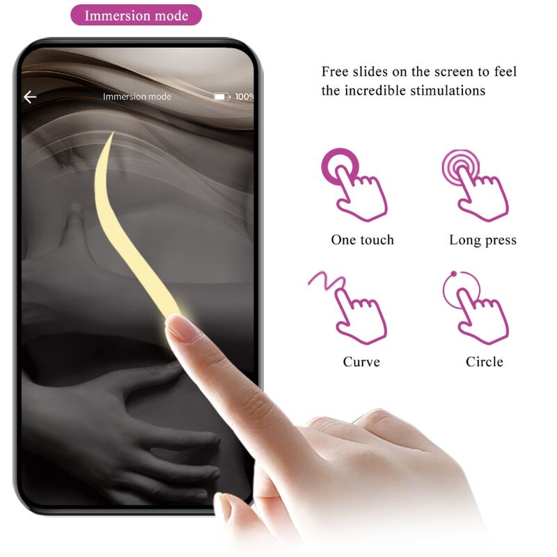Catalina Vibrator App Remote Control Purple