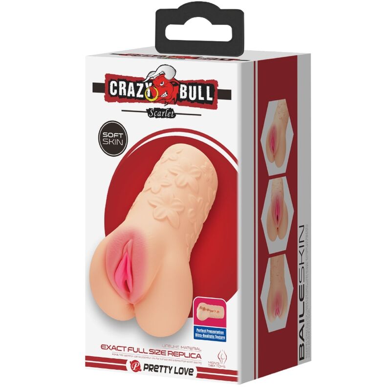 Scarlet vagina-shaped mastubador