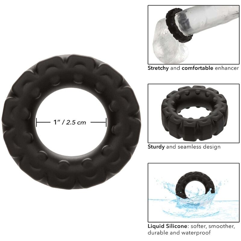 Alpha black extended ring