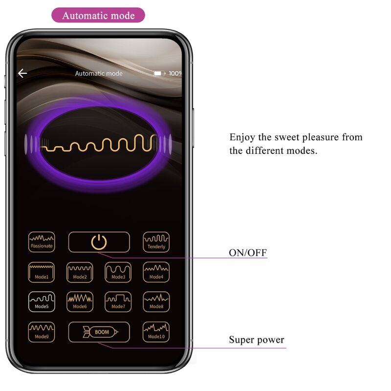 Doreen Rechargeable Vibrating Egg Purple