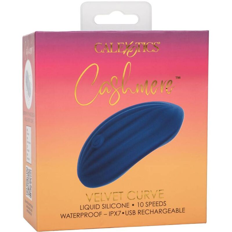 Cashmere velvet curve blue