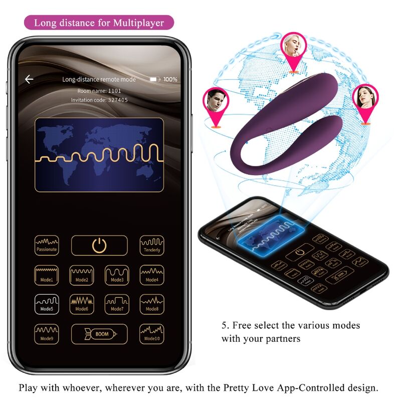 August Dual Pleasure Vibrator Global Distance