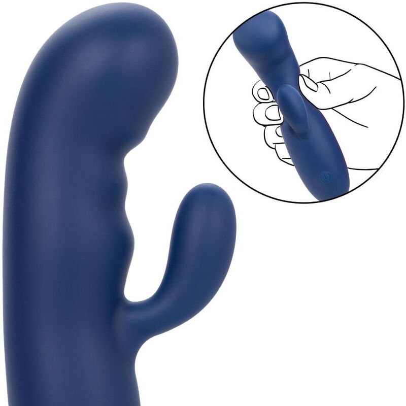 Cashmere duo silk blue