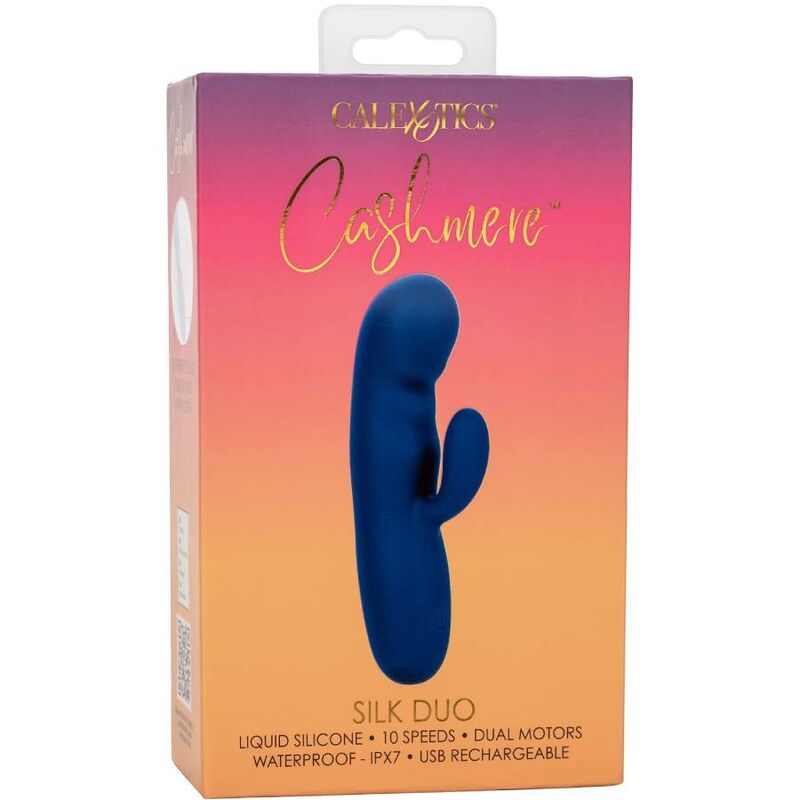 Cashmere duo silk blue