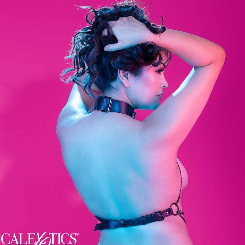 Euphoria multi-chain harness necklace plus size