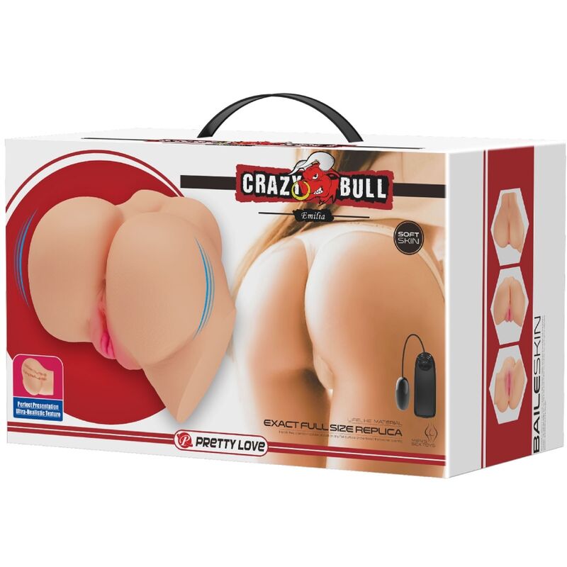 Emilia Realistic Vagina and Anus Vibrator