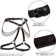 Euphoria Plus Size Multi-Chain Thigh Harness