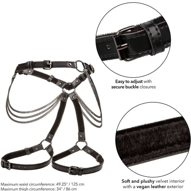 Euphoria Plus Size Multi-Chain Thigh Harness