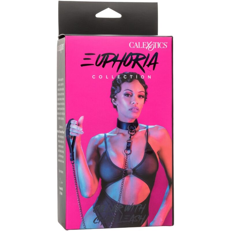 Euphoria collar with chain leash