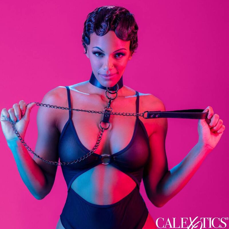Euphoria collar with chain leash