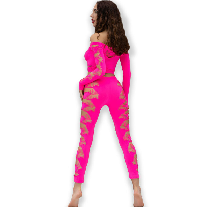 Cr 4632 top &amp; pants fuchsia s/l