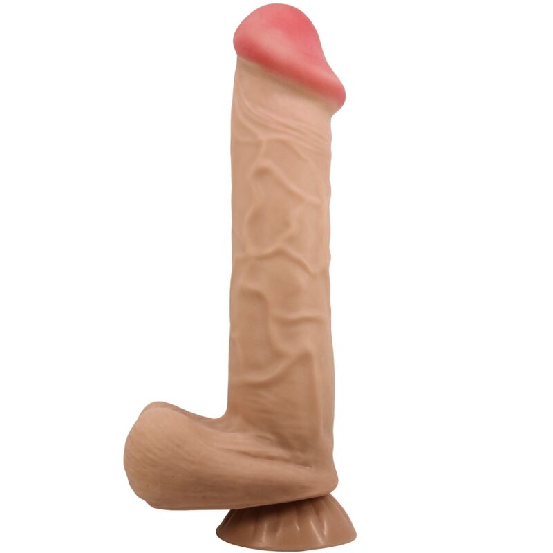 Sliding Skin Series Realistic Dildo with Suction Cup Sliding Skin Flesh 26 cm