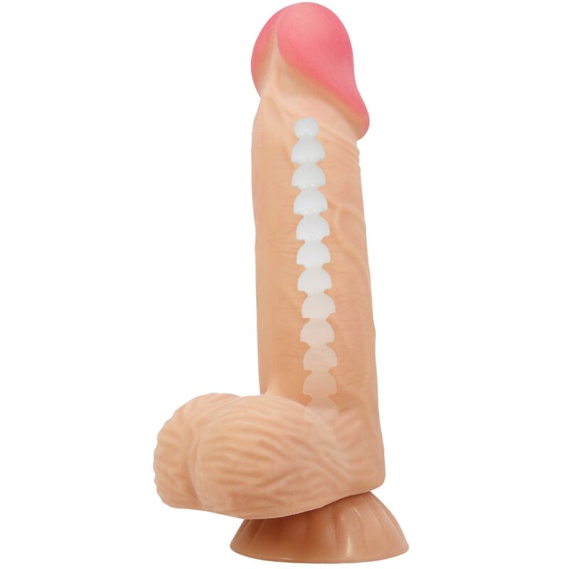 Sliding Skin Series Realistic Dildo with Suction Cup Sliding Skin 19.4 cm