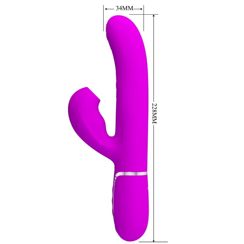 Perlita 3-in-1 Multi-Function G-Spot Vibrator Purple