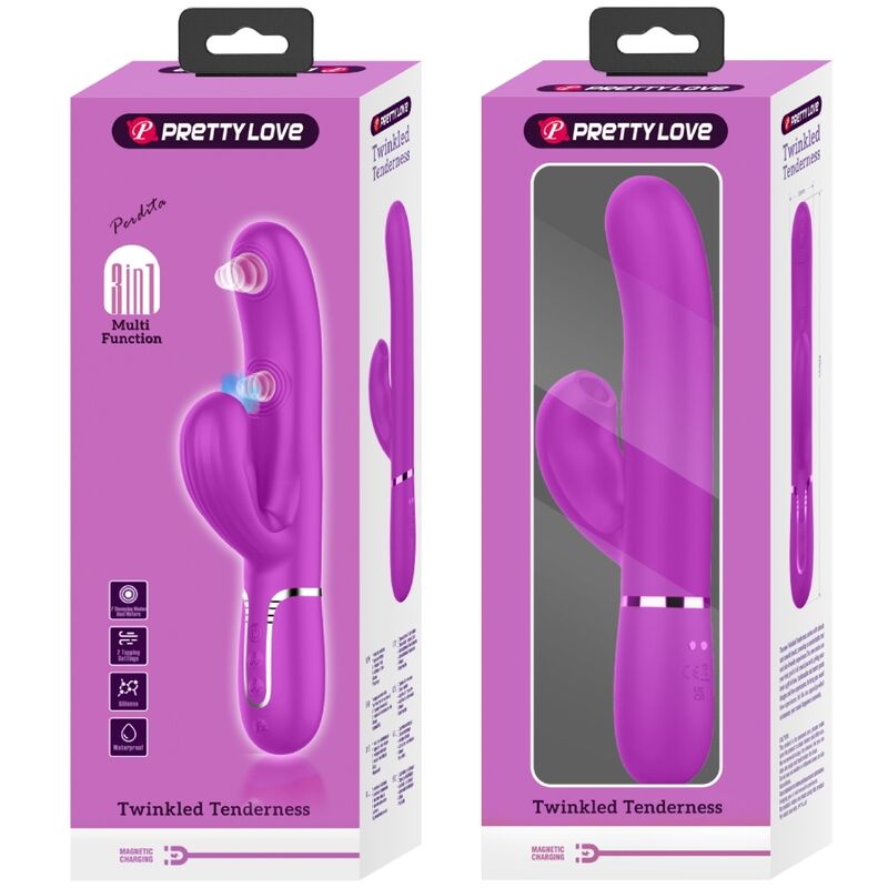 Perlita 3-in-1 Multi-Function G-Spot Vibrator Purple