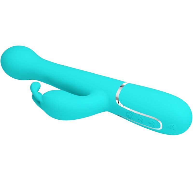 Dejon Rabbit 3-in-1 Multi-Function Vibrator Aqua Green