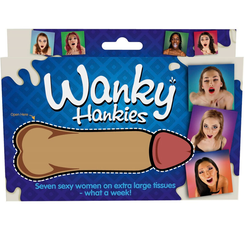 Wanky Hankies 7 Extra Large Handkerchiefs for Women