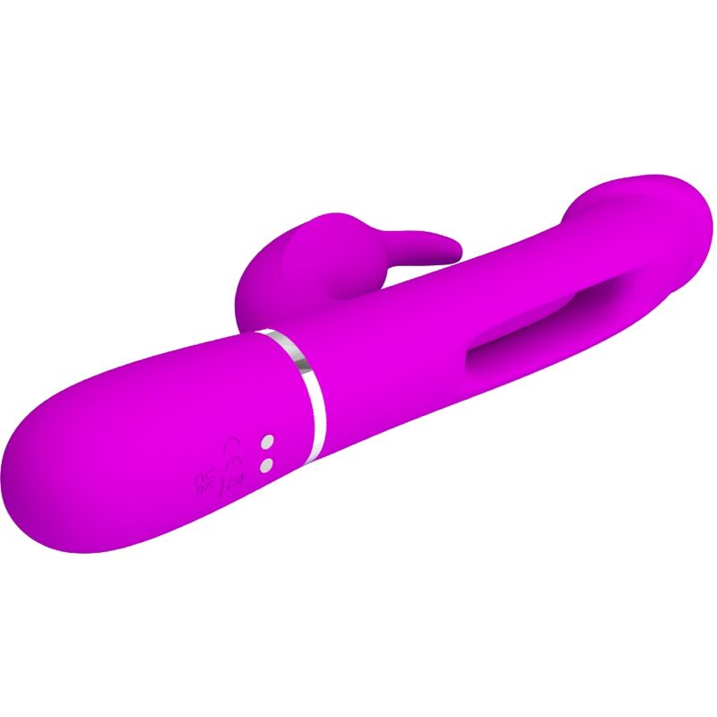 Dejon Rabbit 3-in-1 Multifunction Fuchsia Vibrator