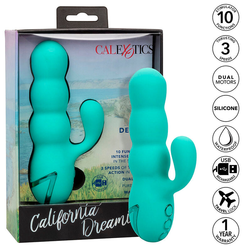 Vibrateur del mar diva rabbir aqua green par california dreaming