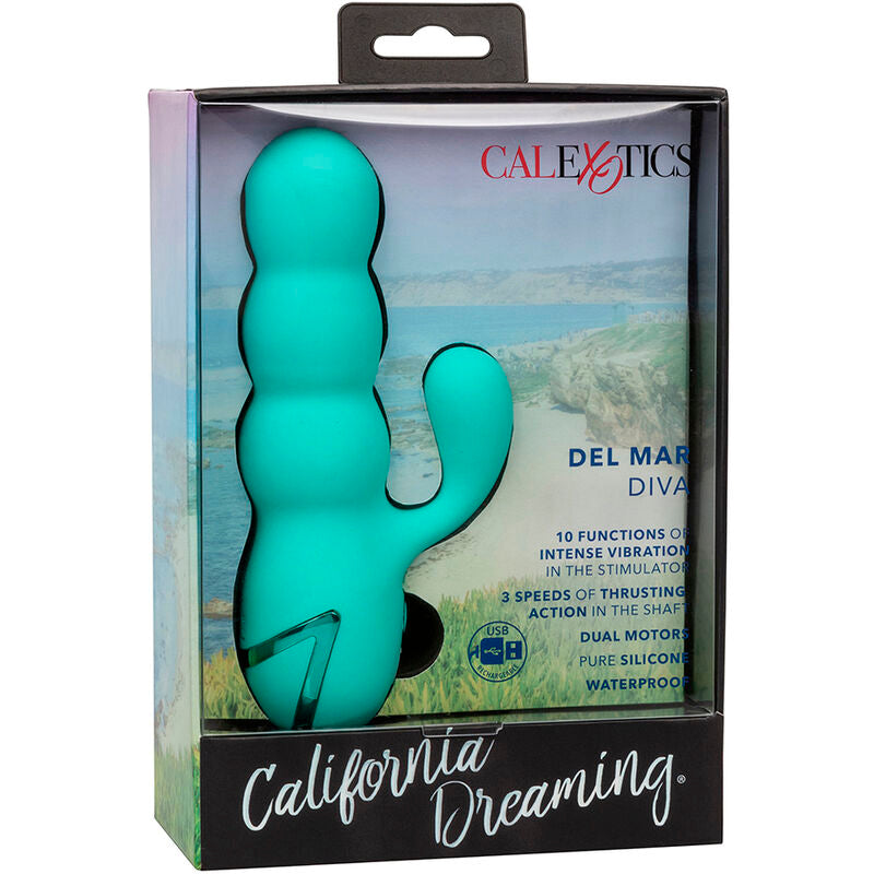 Vibrateur del mar diva rabbir aqua green par california dreaming