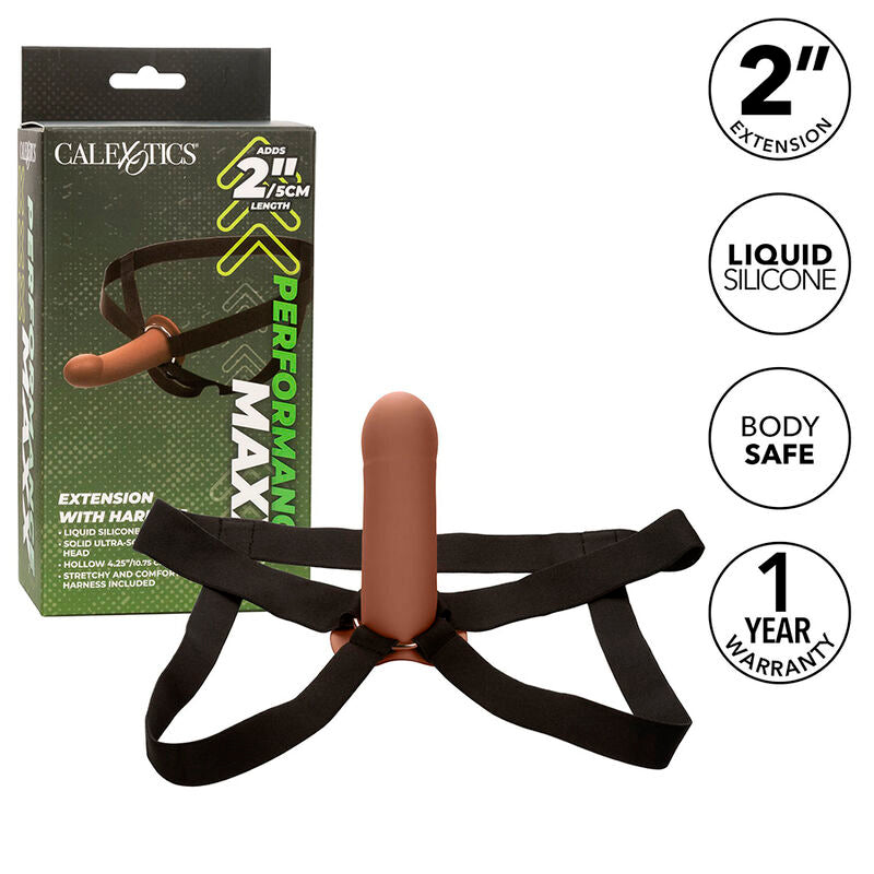 Maxx Performance Extension with Brown Skin Harness