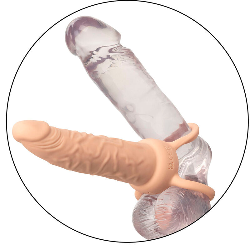 Maxx Performance Rechargeable Dual Penetrator Light Skin