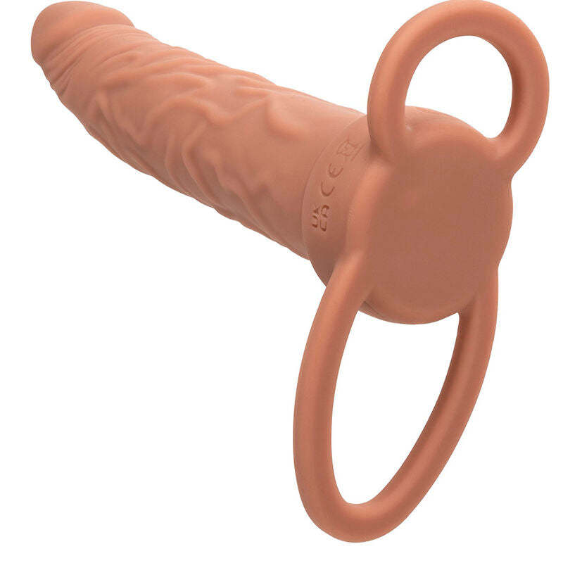 Maxx Performance Rechargeable Double Penetrator Skin Brown