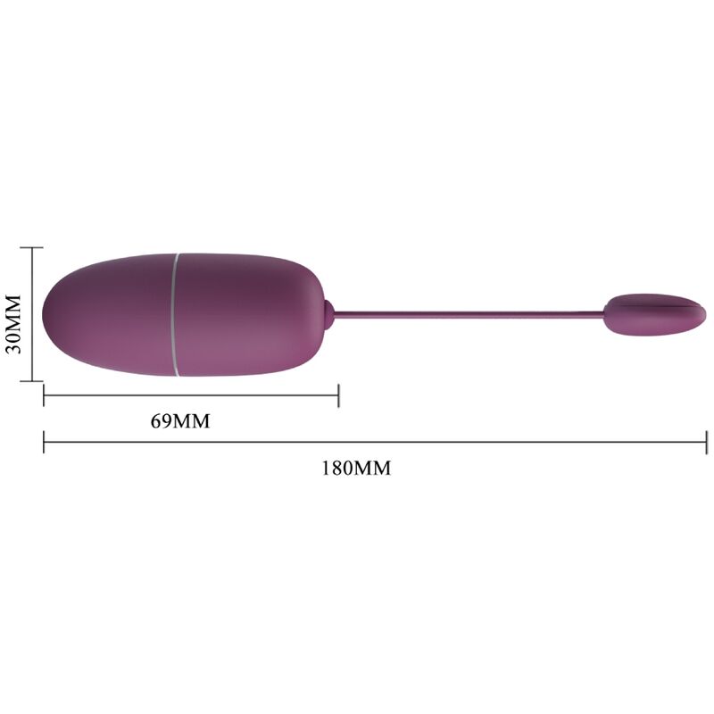 Nymph app-controlled vibrating egg lilac