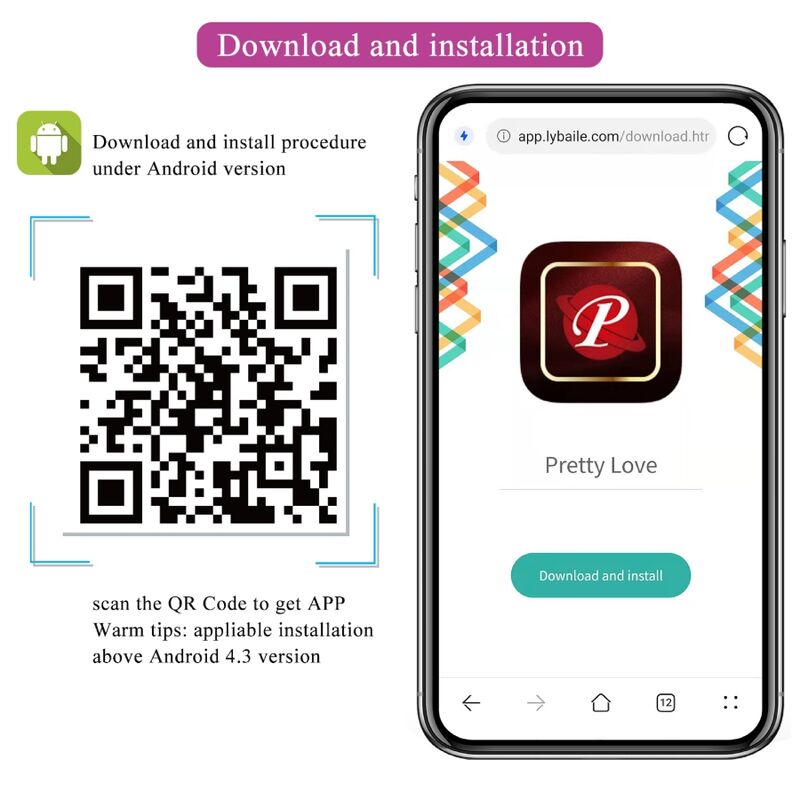 Nymph app-controlled vibrating egg lilac