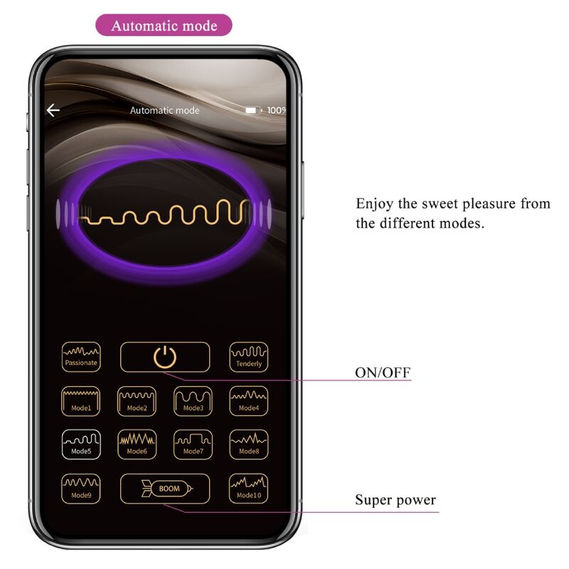 Baird application lilac rechargeable g-spot 12 vibrations