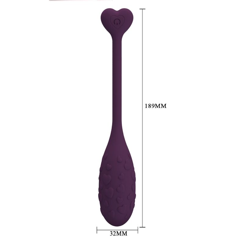 Fisherman app-controlled vibrating egg lilac