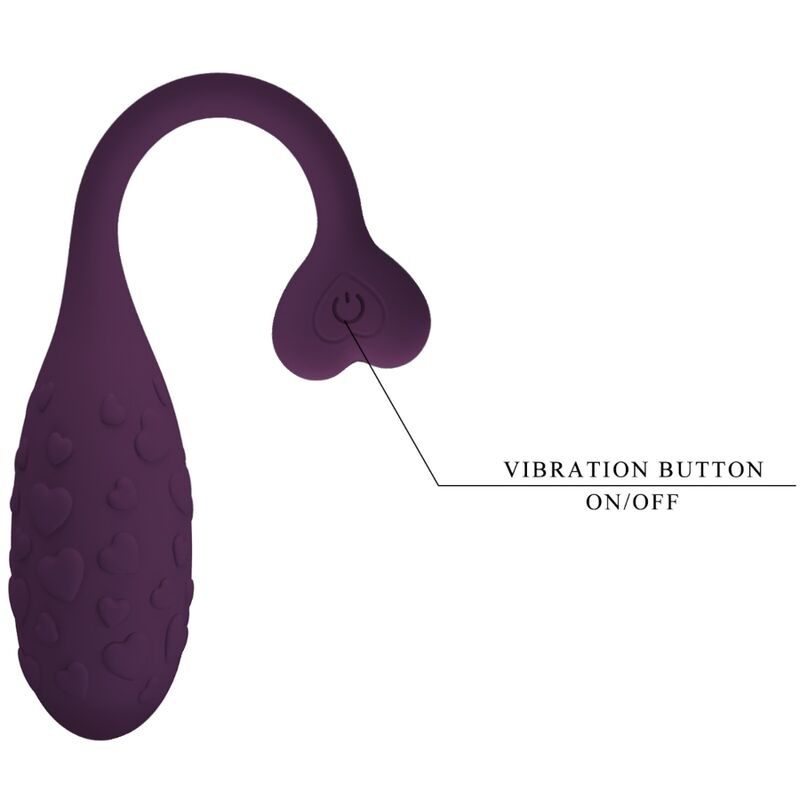 Fisherman app-controlled vibrating egg lilac