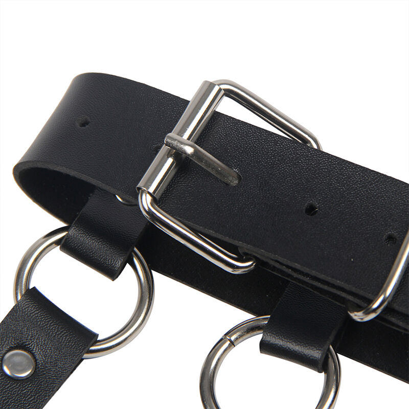 Chest harness with large chain rings one size