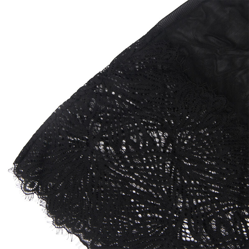 Babydoll with adjustable straps to hold black s/m