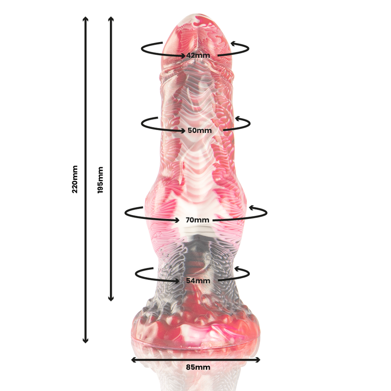 Helios dildo with heat and testicular ecstasy