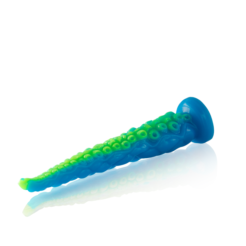 Scylla fluorescent slim tentacle dildo small size
