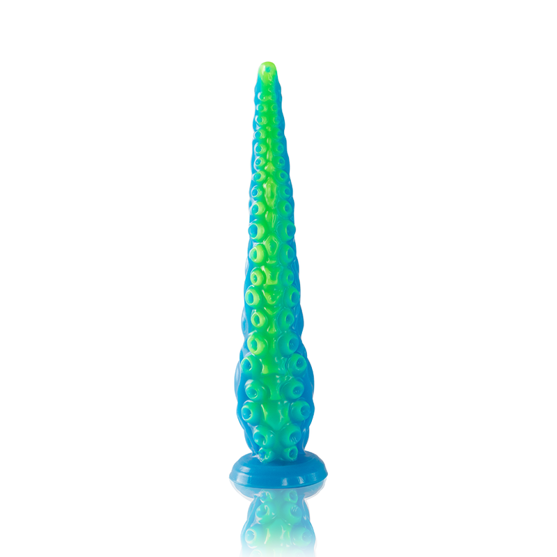 Scylla fluorescent slim tentacle dildo small size