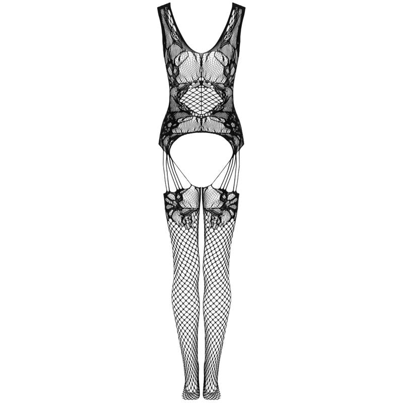 Julove black bodystocking one size