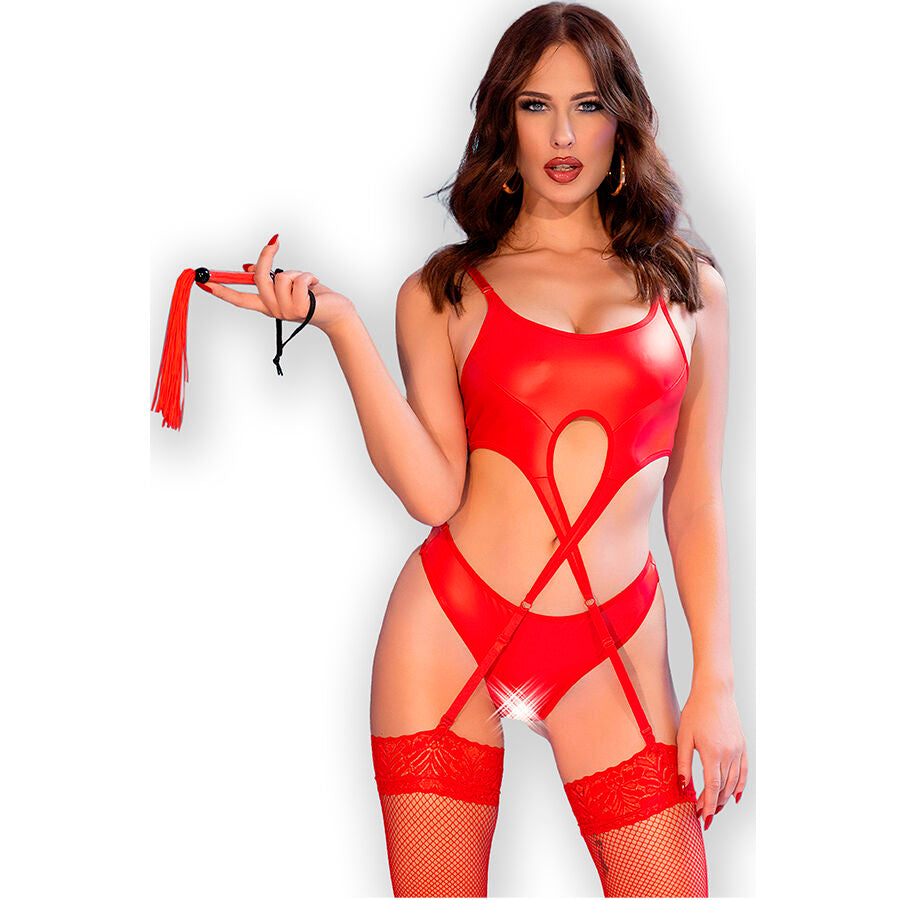 Cr 4625 set four pieces crotchless red