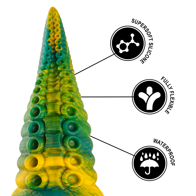 Cetus Green Tentacle Dildo Small Size