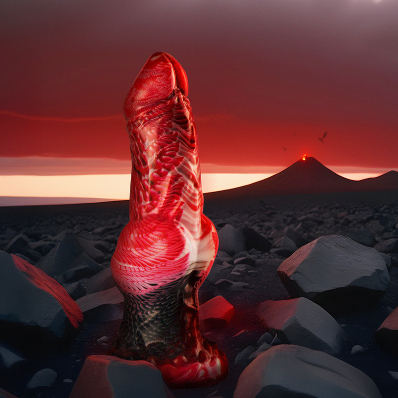 Helios dildo with heat and testicular ecstasy