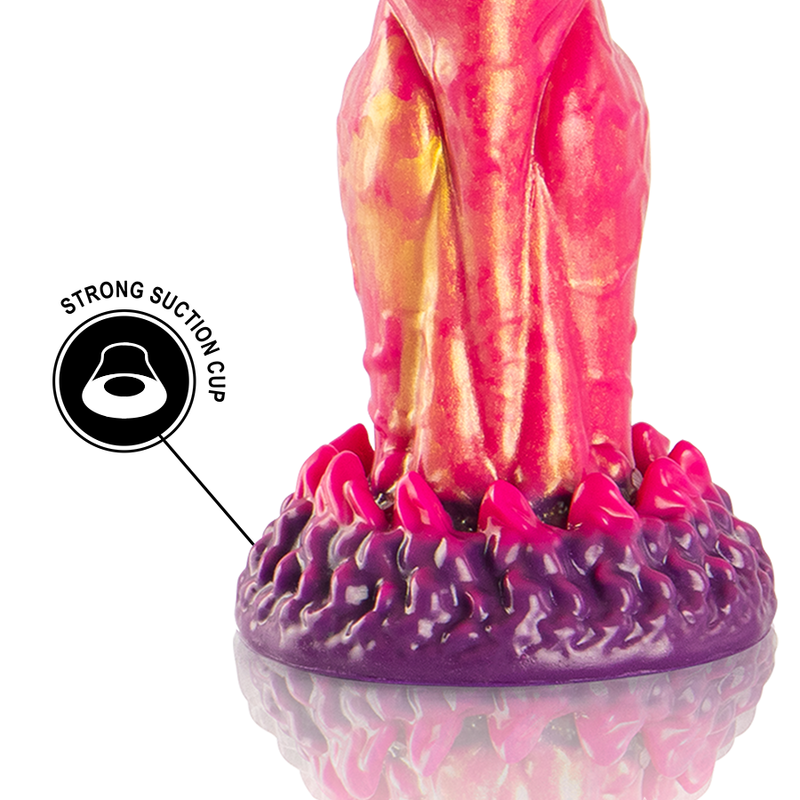 Mythological fire of the Cerberus dildo