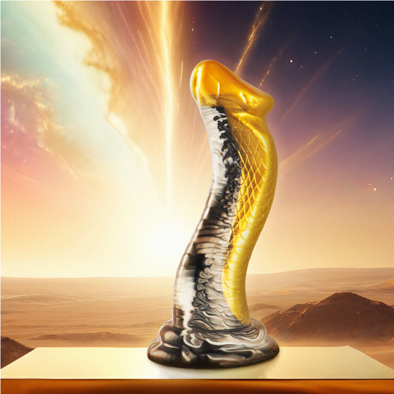Yellow cobra drakon dildo