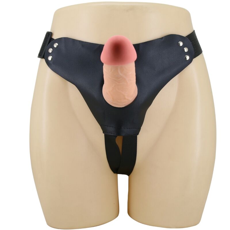 Mavis universal panty harness with 19 cm natural dildo
