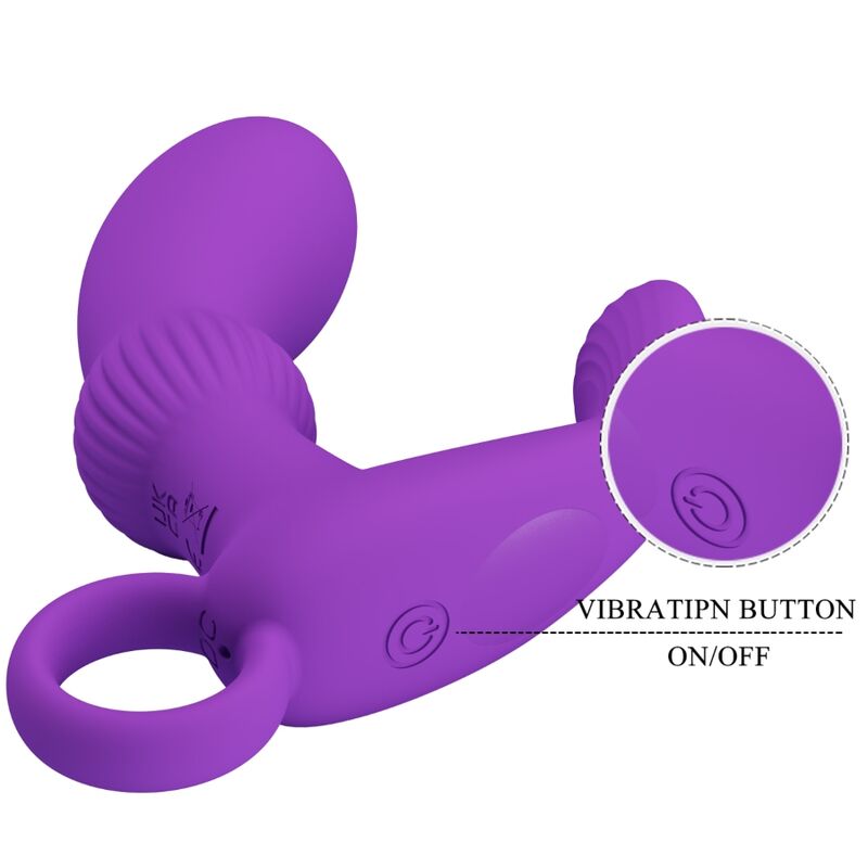 Cayla lilac anal massager vibrator